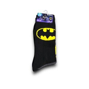 DC Comics Batman Men's Crew Socks - 2 Pairs
